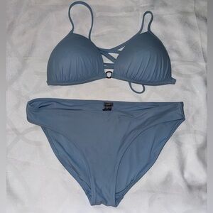 Aerie Blue Bikini Classic Swimwear